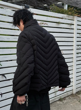 RELABEL 互动(黑骨)V型分割骨骼肌肉90国标内外穿排骨羽绒服