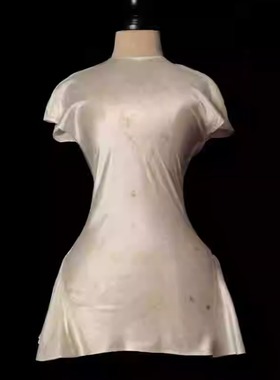 「SV现货」Mutedance 25SS 脏白色印染露背上衣+长裤