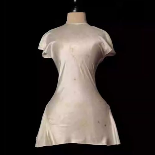 「SV现货」Mutedance 25SS 脏白色印染露背上衣+长裤