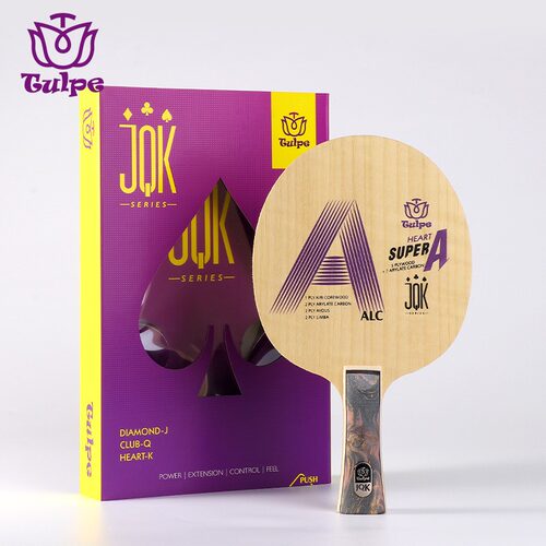 TULPE超级A乒乓底板5木2芳碳内置ALC高端JQK艺术手柄专业球拍收藏