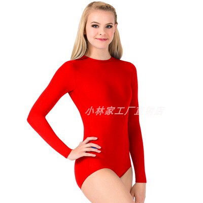 leotard氨纶弹力紧身衣