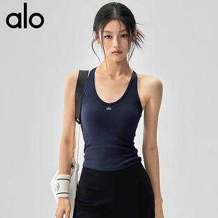 ALO瑜伽一体式运动背心防震美背瑜伽服内衣外穿显瘦跑步训练上衣