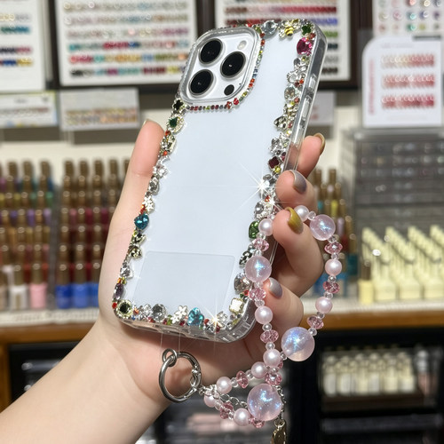适用于iPhone17pro max苹果16手机壳14水钻Air小众简约透明15plus保护套13全包防摔12软女挂绳外壳