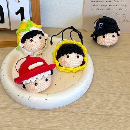 种地吧~十个勤天手工编织毛线玩偶钥匙扣成品包包挂件演唱会周边