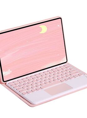 适用亚马逊Fire HD10 2021圆键帽触控蓝牙键盘皮套HD10plus保护套