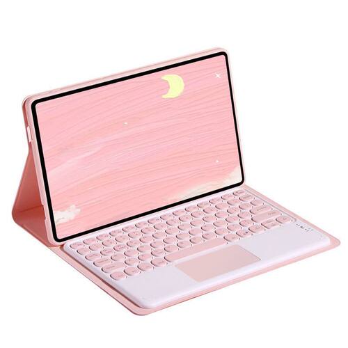适用亚马逊Fire HD10 2021圆键帽触控蓝牙键盘皮套HD10plus保护套