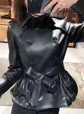 海宁真皮皮衣2025女中长款