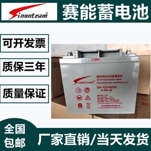 赛能蓄电池SN-12V17AH24AH38AH40AH65AH100AH120AH直流屏UPS电源