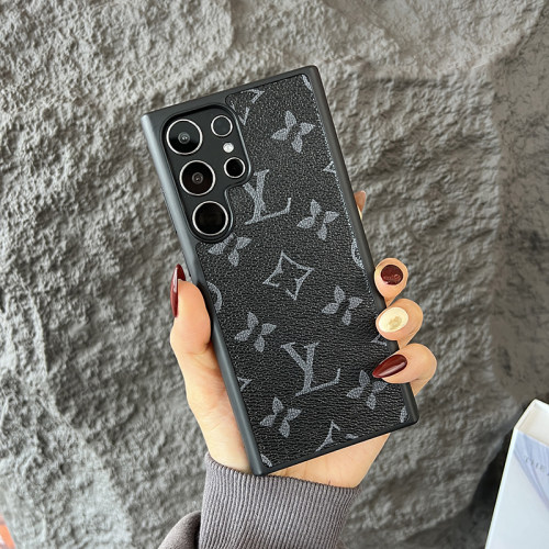 适用Galaxy s24ultra手机壳s23ultra高档皮质s25+奢华防摔s22个性新款s21高级感男女s20情侣轻奢保护套潮