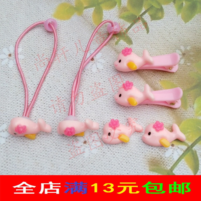 头花发夹扎头发发圈边夹头绳