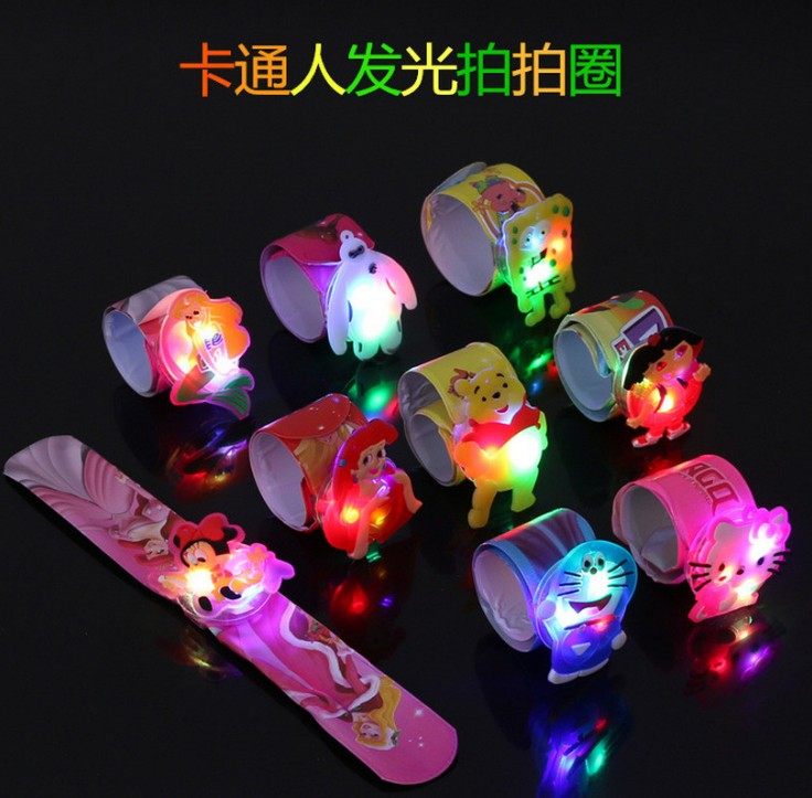 发光玩具派对卡通装饰闪光拍拍圈手表手环手腕带儿童发光啪啪圈,玩具/童车/益智/积木/模型,发光玩具,淘宝优惠券,粉丝福利购,淘宝优惠卷
