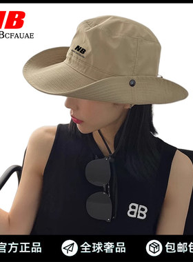 New Bcfauae NB官方正品西部牛仔帽渔夫帽防晒帽户外露营遮阳帽子