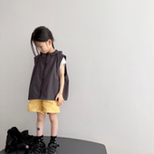 型赞 版 又酷又可爱连帽防晒马甲25夏 薄如蝉翼 miniwhy亲子童装