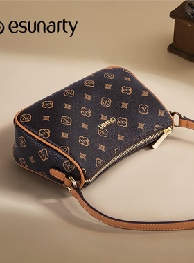 ESUNARTY老花腋下包包女式2025新款斜挎包高级感中年妈妈款单肩包