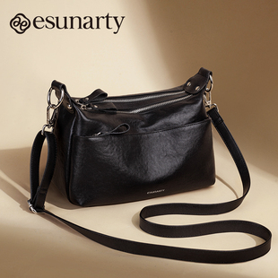 真皮女包2026新款大容量多层妈妈包斜挎包头层植鞣软皮单肩腋下包