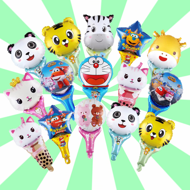 扫码地推气球儿童助威手持棒