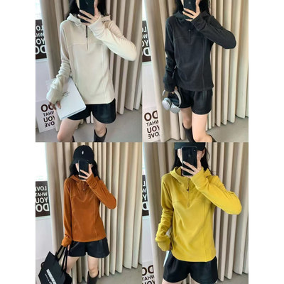11.6姗姗推荐 欧货冬季新款韩版百搭洋气减龄纯色连帽卫衣1852