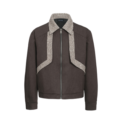 TZ killer Jacquard Jacket 羊毛裁剪提花夹克 古典长袖外套上衣