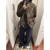 下摆抽绳混纺上衣外套 三色立领夹克 killer MulticolorJacket