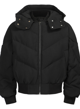 【TZ killer】PILOTDOWN飞行员羽绒服可拆卸帽子90白鸭绒保暖外套