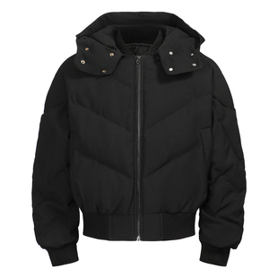 PILOTDOWN飞行员羽绒服可拆卸帽子90白鸭绒保暖外套 killer