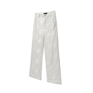 【TZ killer】Ripped Pants双层面料直筒破洞做旧宽松直筒裤男女