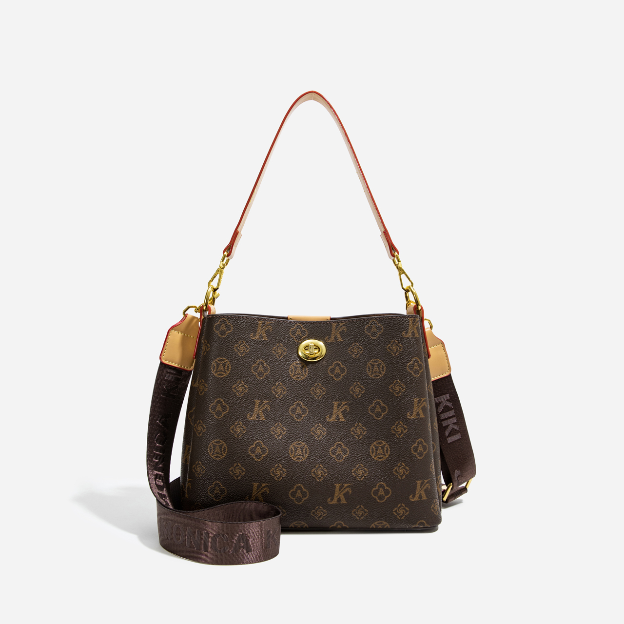 LAOYJA高级感小众洋气老花水桶包