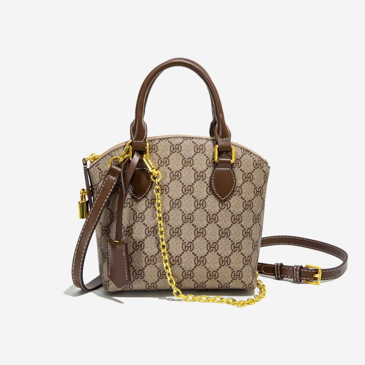 今年流行爆款包包女式2025新款超火小众老花贝壳包链条单肩斜挎包,箱包皮具/热销女包/男包,通用款女包,淘宝优惠券,粉丝福利购,淘宝优惠卷