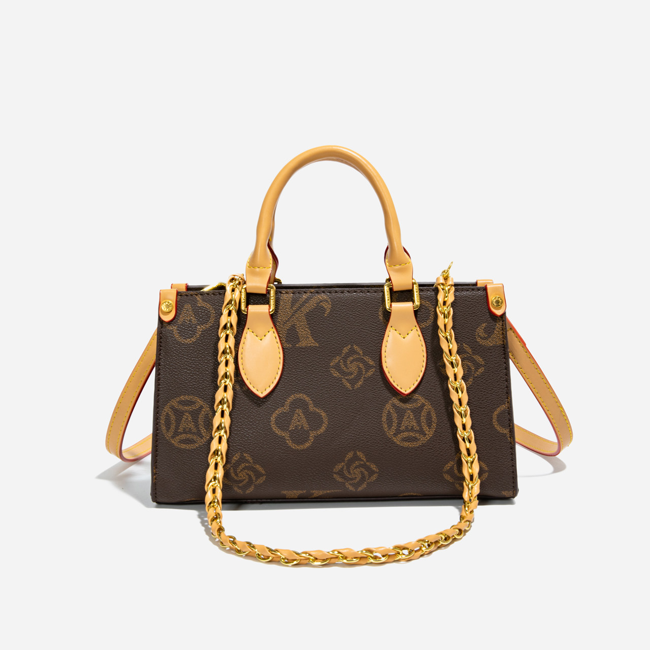 流行爆款包包女式2025新款超火小众链条老花手提包百搭单肩斜挎包,箱包皮具/热销女包/男包,通用款女包,淘宝优惠券,粉丝福利购,淘宝优惠卷