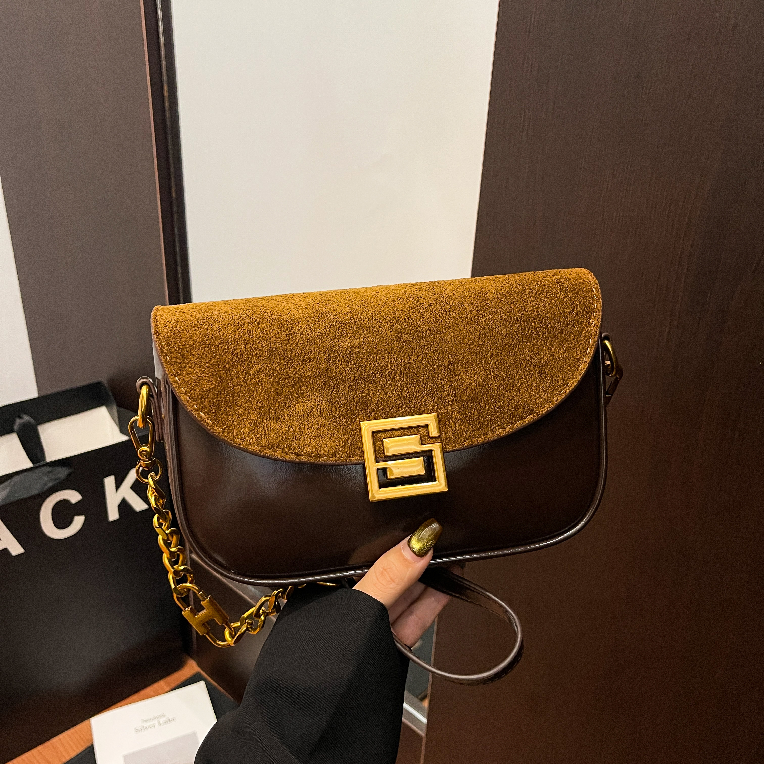 LAOYJA复古洋气时尚百搭链条女包