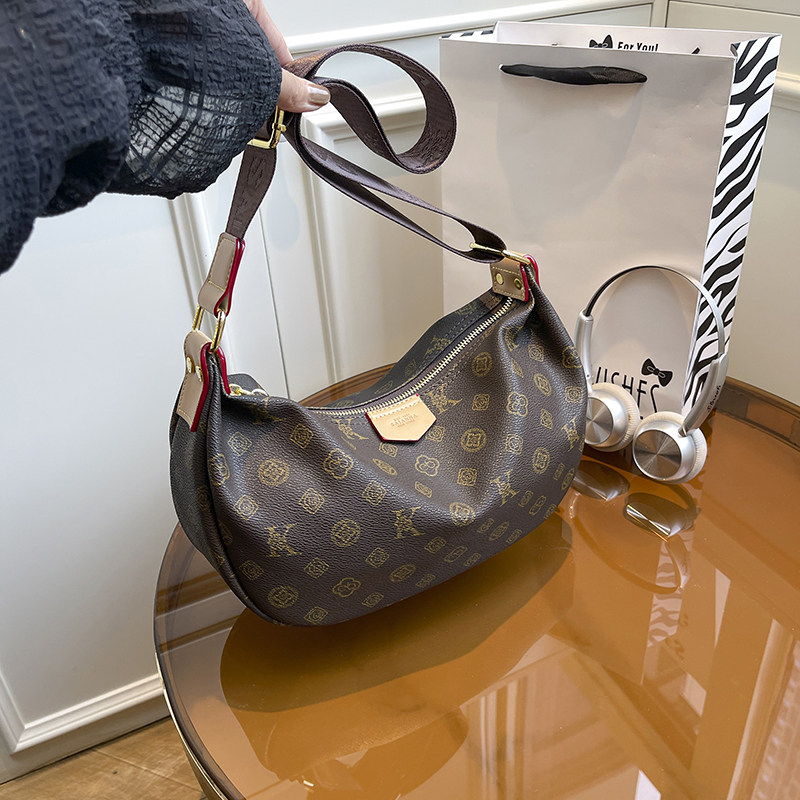 轻奢小众包包女式2025新款超火洋气老花腋下饺子包百搭单肩斜挎包,箱包皮具/热销女包/男包,通用款女包,淘宝优惠券,粉丝福利购,淘宝优惠卷