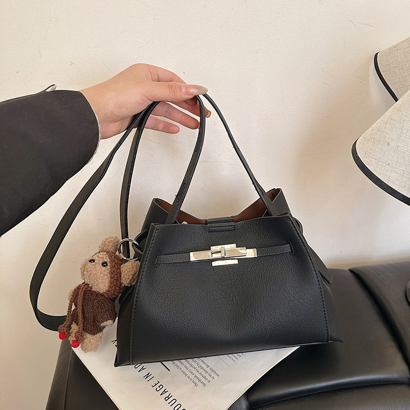 高级感包包女式2026新款超火小众铂金水桶包大容量百搭单肩斜挎包,箱包皮具/热销女包/男包,通用款女包,淘宝优惠券,粉丝福利购,淘宝优惠卷