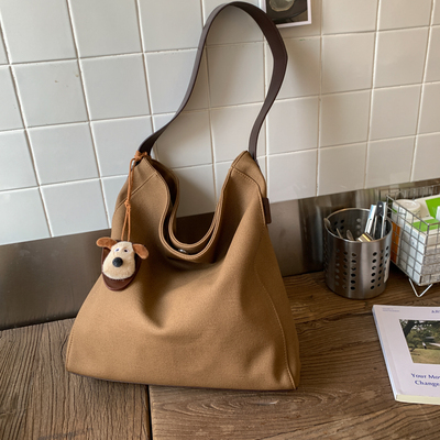 LAOYJA女士大容量宽肩带单肩包