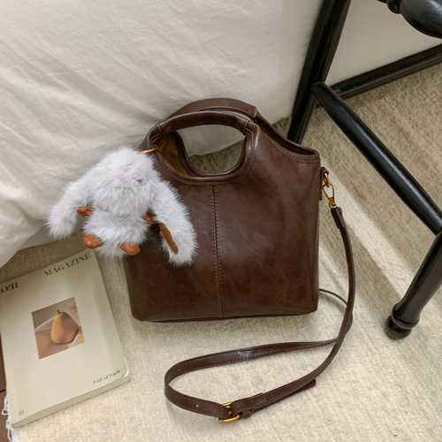 LAOYJA秋冬季时尚简约手拎水桶包