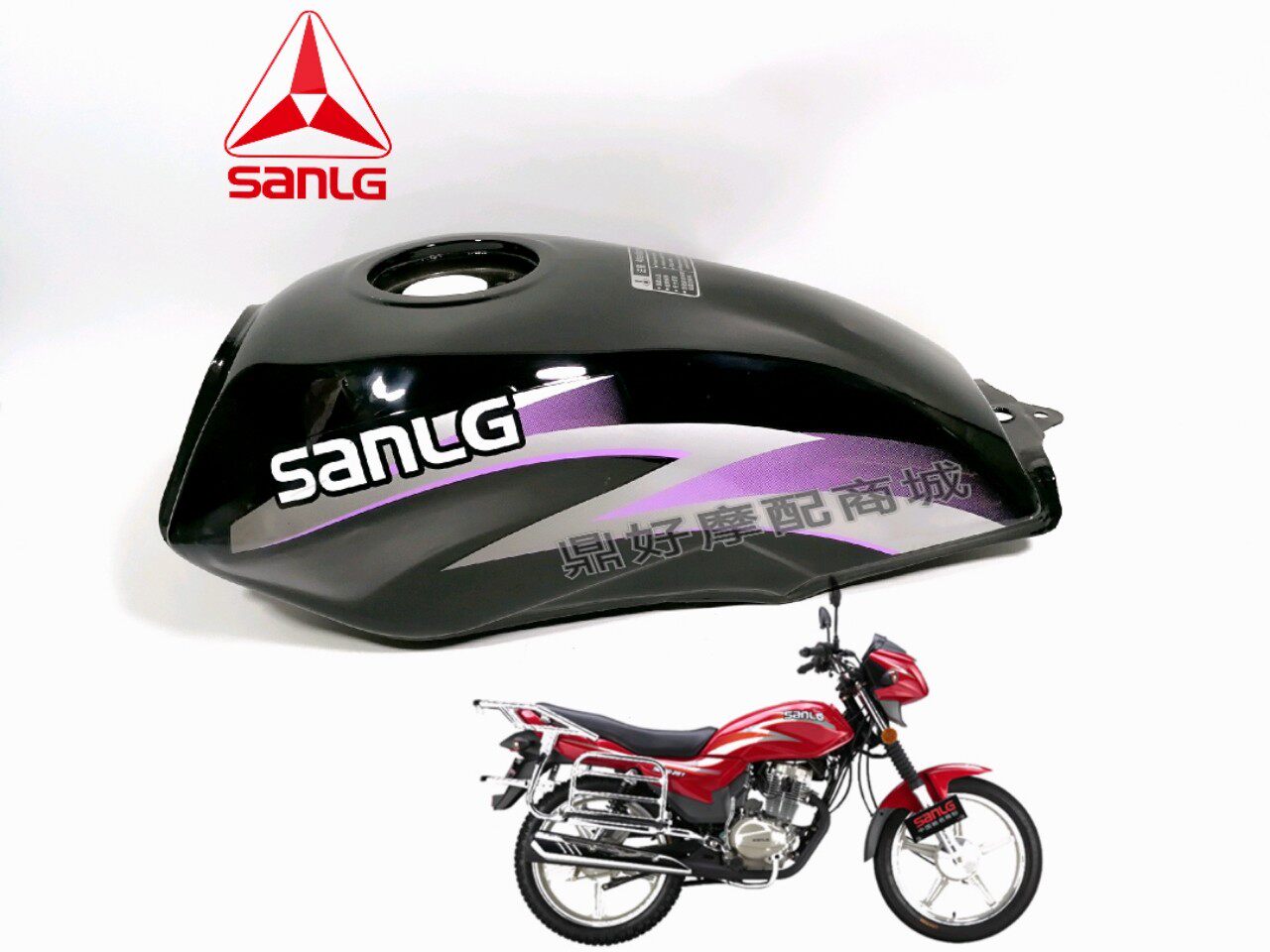 三铃摩托车原厂配件V志SL125-20A油箱SL150-20A油壶