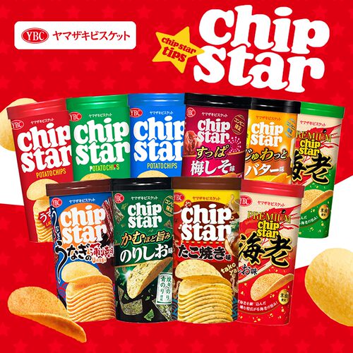 日本进口YBC薄脆海苔淡盐味薯片