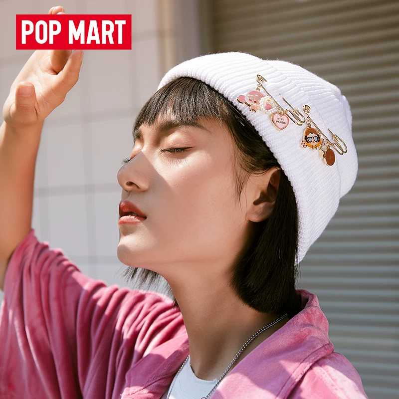Постер/бейдж стикер серии Popmart Bubble Mate Skullpanda Xiong Meow boom, слепой бокс, брошь, оригинальный подарок