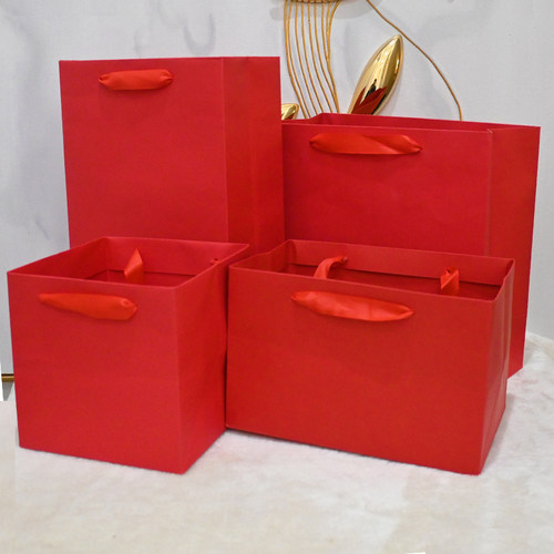 大红色婚庆袋子满月酒喜糖春节袋