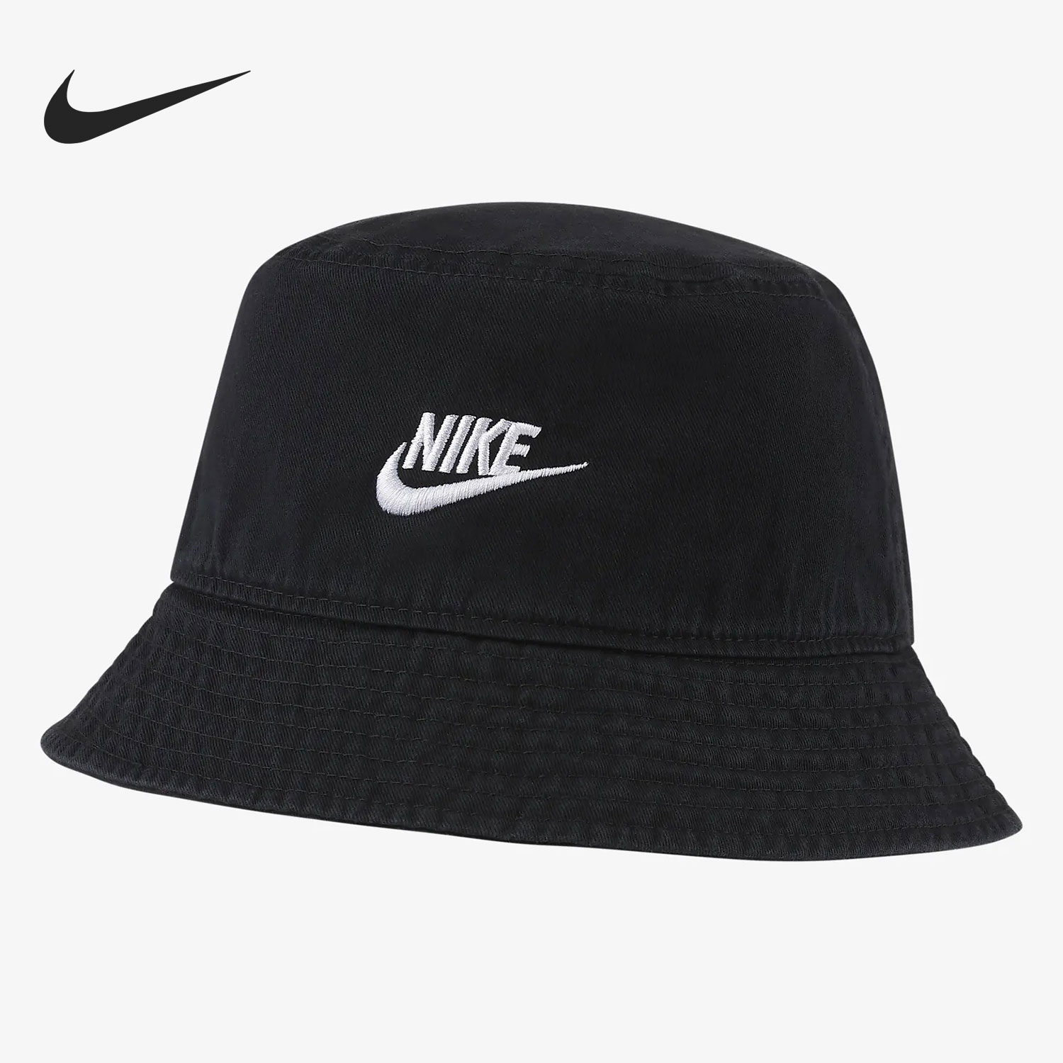 Nike/耐克正品男女同款透气遮阳盆帽渔夫运动帽 DC3967-010