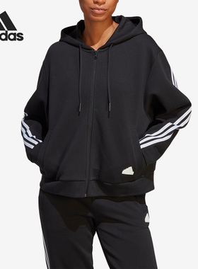 Adidas/阿迪达斯正品春季新款女子运动连帽夹克外套HT4715