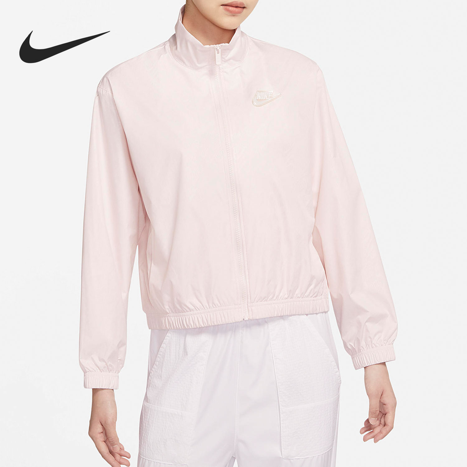 耐克女子印花休闲运动夹克外套