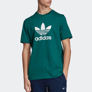 SHIRT Adidas 圆领短T恤EJ9677 男TREFOIL 阿迪达斯正品 三叶草
