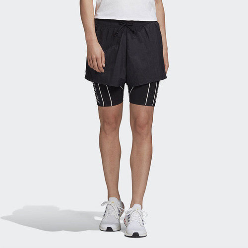 Adidas女子跑步运动短裤