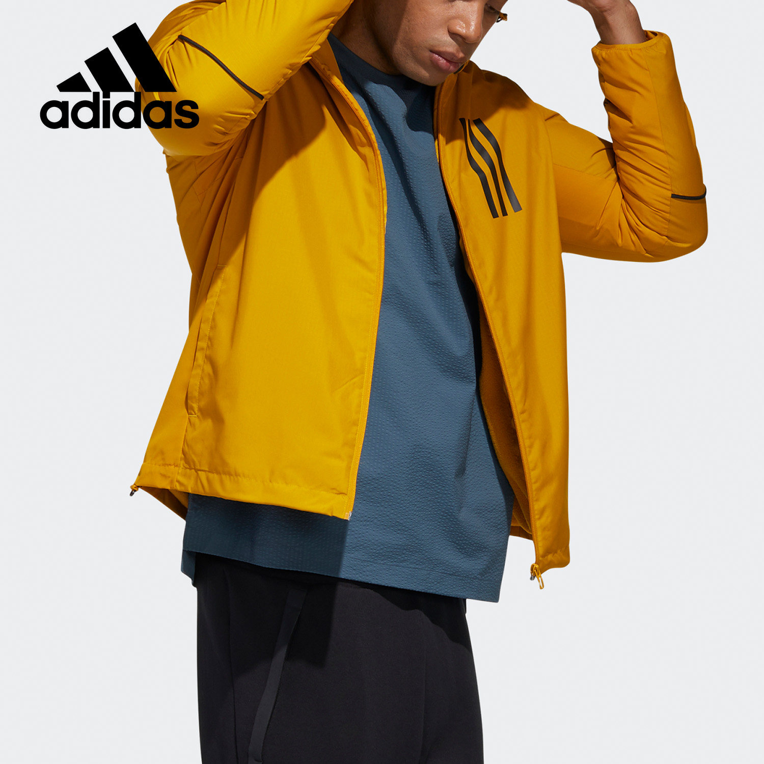 阿迪达斯男子休闲运动夹克