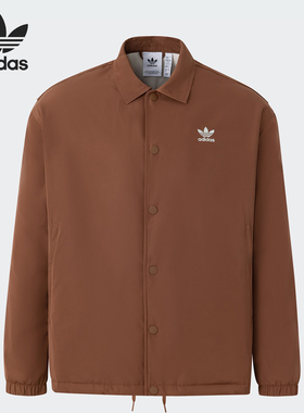 Adidas/阿迪达斯正品三叶草男子宽松防风抓绒休闲外套IY5385