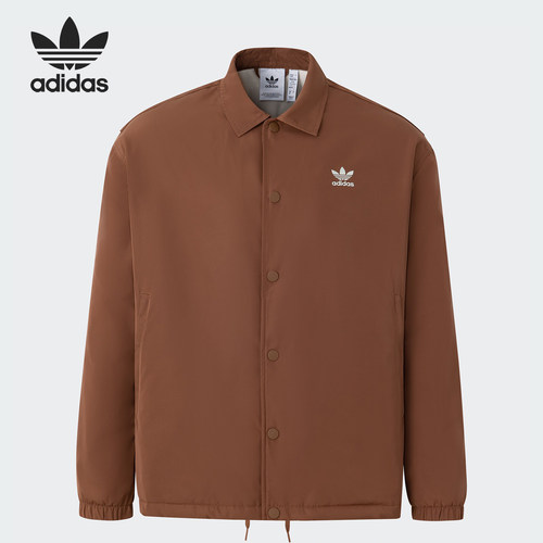 Adidas/阿迪达斯正品三叶草男子宽松防风抓绒休闲外套IY5385