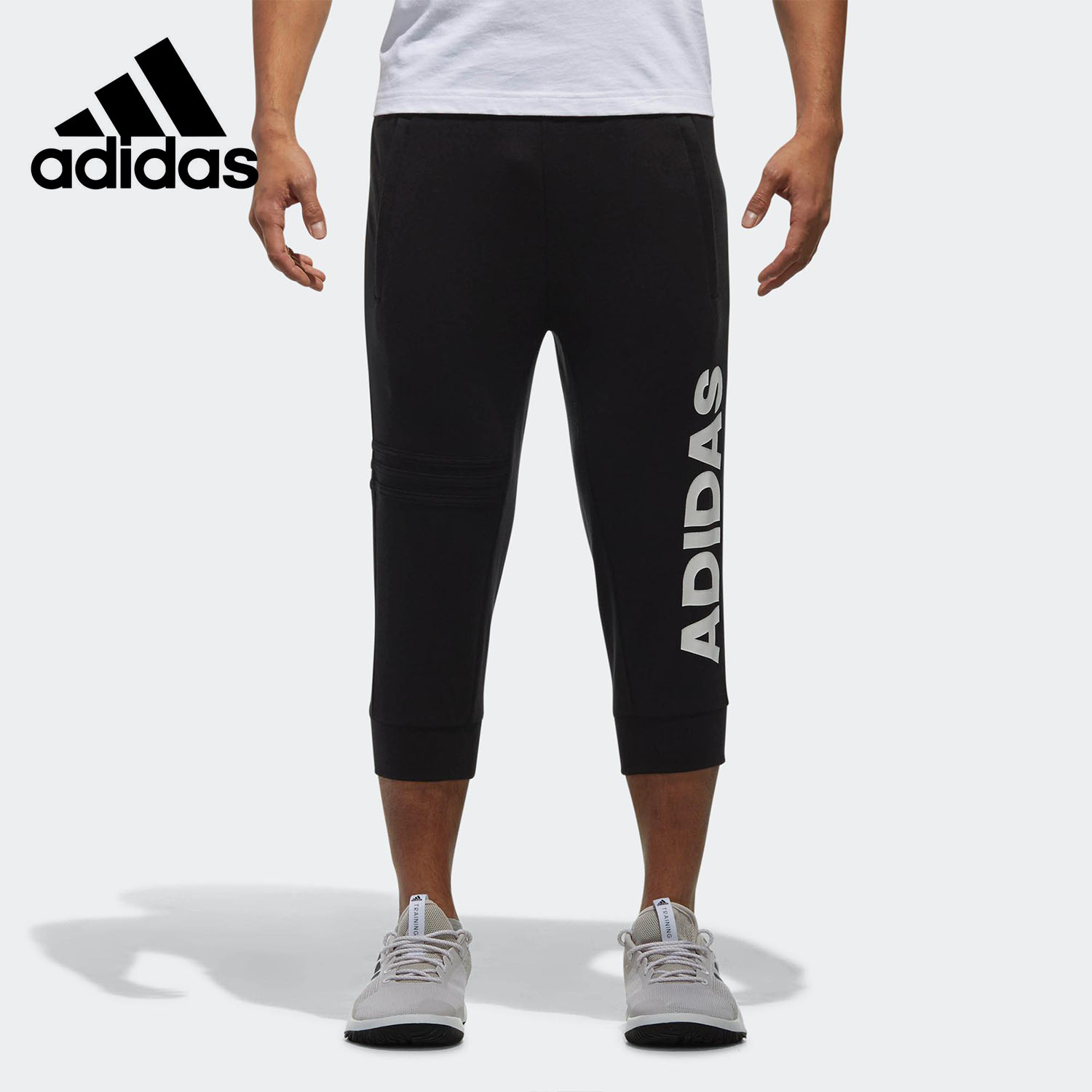 Adidas/阿迪达斯男子七分裤透气