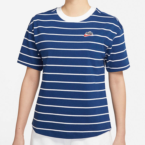 Nike/耐克正品夏季女子透气短袖休闲运动T恤 DM8881-490常规