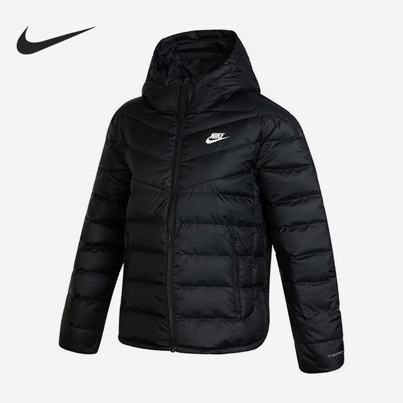 耐克女子休闲连帽保暖羽绒服