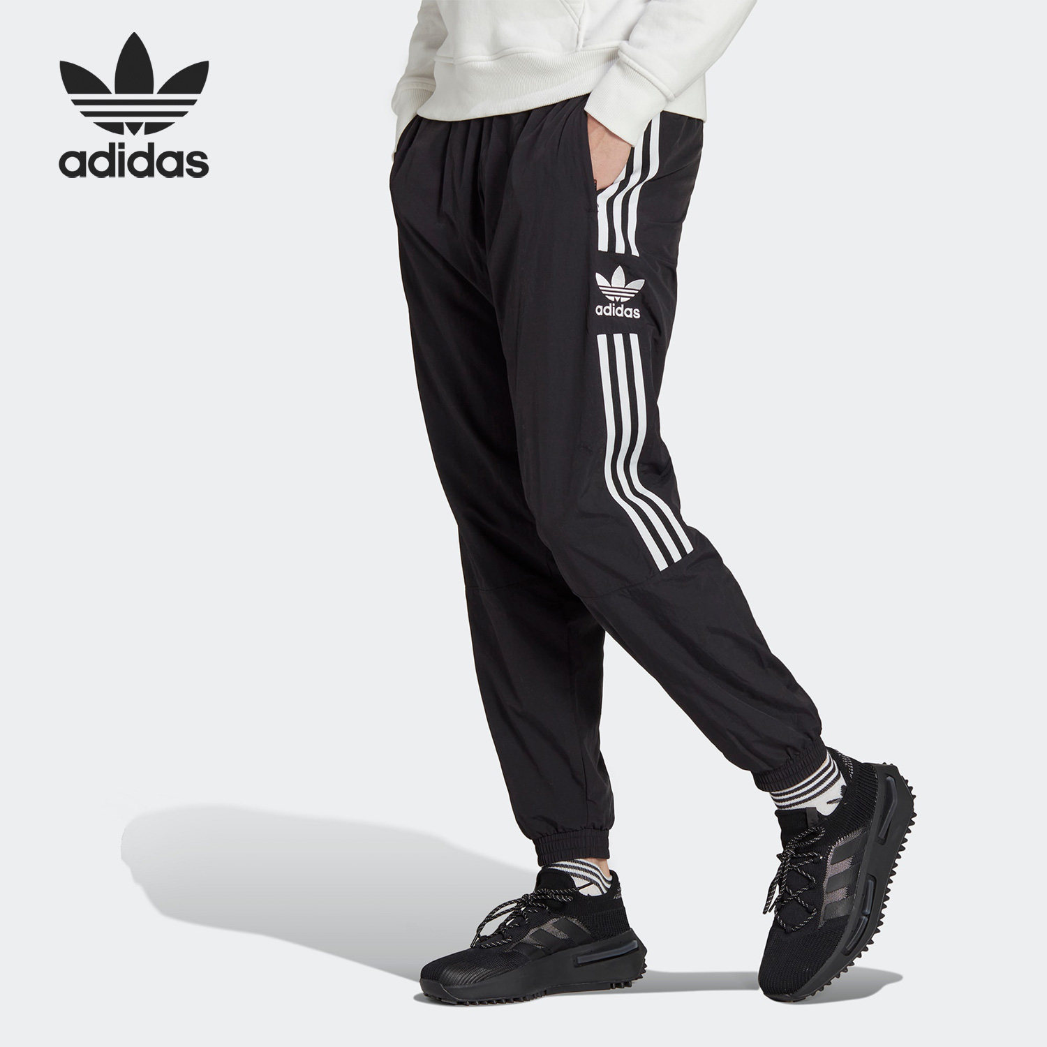 阿迪达斯男子运动长裤